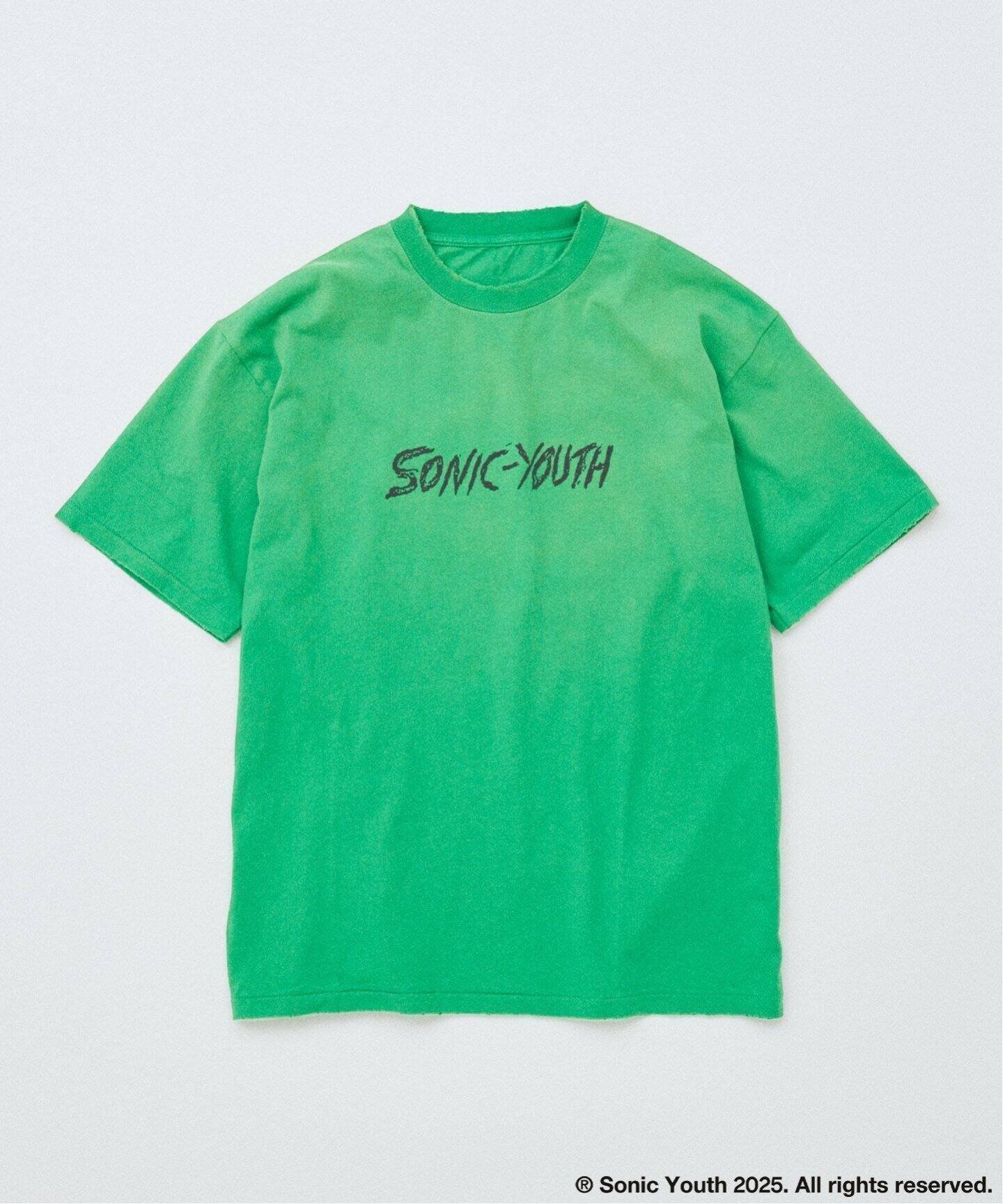 【ジャーナルスタンダード/JOURNAL STANDARD / MEN】のSONIC YOUTH / ソニック・ユース 別注 プリント Tシャツ インテリア・キッズ・メンズ・レディースファッション・服の通販 founy(ファニー) 　ファッション　Fashion　メンズファッション　Fashion for Men　おすすめ　Recommended / Our Picks　グラフィック　Graphic, Graphic Design　ニューヨーク　New York, NYC Style　プリント　Print, Printed Pattern　別注　Limited Edition, Custom Order　グリーン D|ID: prp329100004603313 ipo3291000000032741892