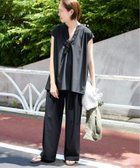 【スローブ イエナ/SLOBE IENA】の《防しわ性/撥水/接触冷感/2枚セット》ナイロンブラウス*パンツセット 人気、トレンドファッション・服の通販 founy(ファニー) ファッション Fashion レディースファッション Fashion for Women パンツ Pants & Trousers 2025年 2025 2025春夏・S/S Spring/Summer 2025 SS25 ウォッシャブル Machine Washable ギャザー Gathered, Ruffled シューズ Shoes, Footwear シンプル Simple, Minimal 人気 Popular, Best Seller 夏 Summer thumbnail ブラック|ID: prp329100004603331 ipo3291000000032742647