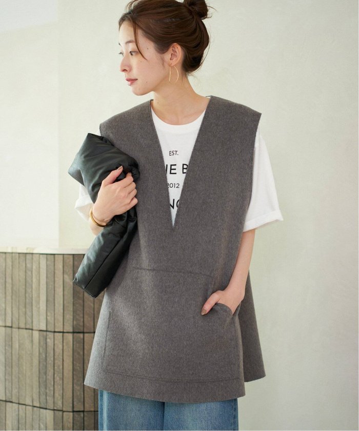 【プラージュ/Plage】の《追加 》WO オーバーベスト インテリア・キッズ・メンズ・レディースファッション・服の通販 founy(ファニー) https://founy.com/ ファッション Fashion レディースファッション Fashion for Women アウター Coat / Outerwear Collection トップス・カットソー Cut & Sew Tops ベスト&ジレ / 重ね着スタイル Vests & Gilets ベスト Vest, Waistcoat |ID: prp329100004603335 ipo3291000000032742681