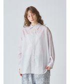 【マーコート/MARcourt】のMidiUmi シアーワイドシャツ ライトグレー|ID: prp329100004603339 ipo3291000000032742707