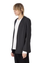【アタッチメント/ATTACHMENT / MEN】のポリエステルストレッチリブ ノーカラーカーディガン D.GRAY|ID: prp329100004603340 ipo3291000000032742722