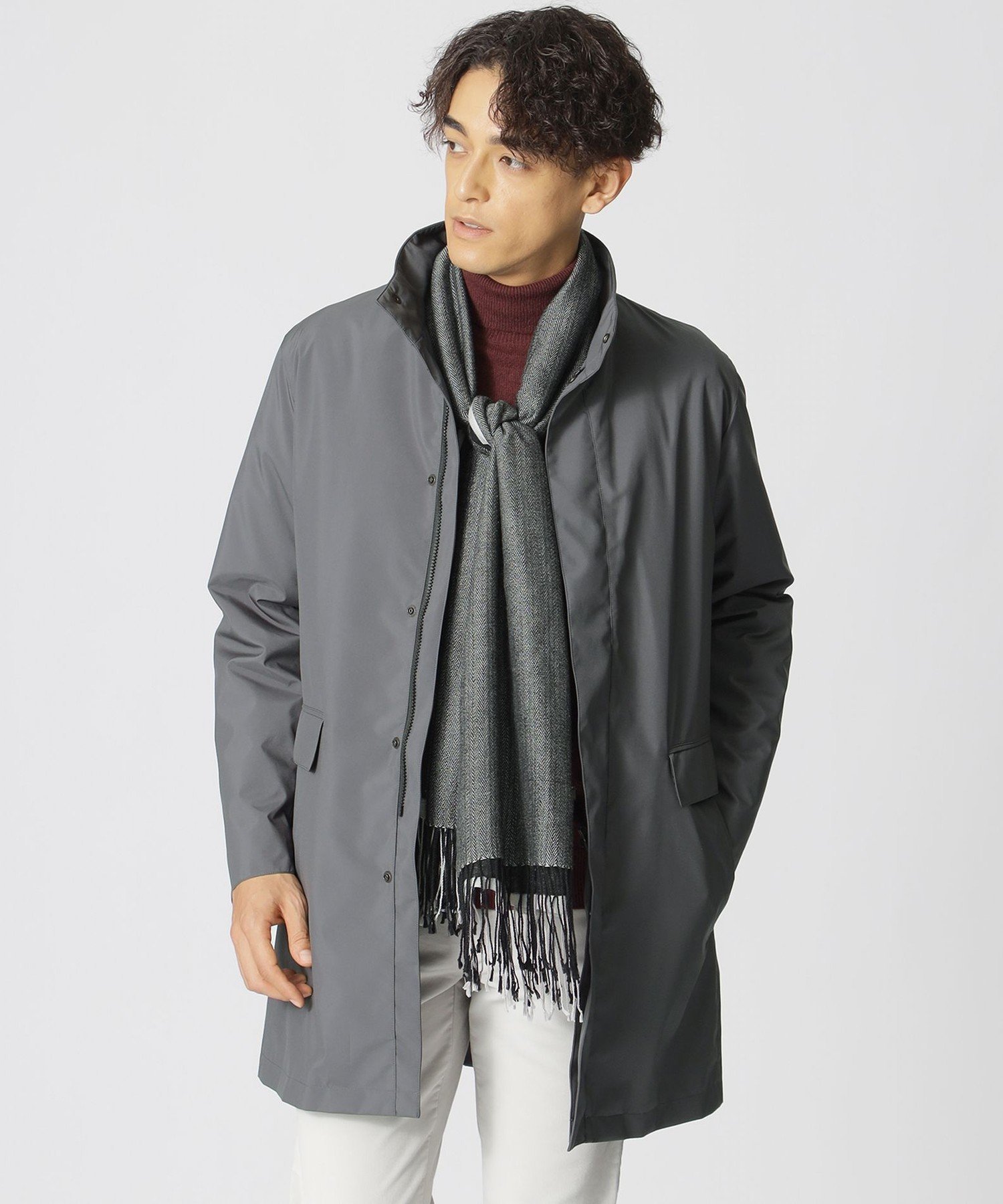 【ポール スチュアート/Paul Stuart / MEN】のSAITOS フレックストラベルスタンドカラーコート/袖までダウンライナー インテリア・キッズ・メンズ・レディースファッション・服の通販 founy(ファニー) 　ファッション　Fashion　メンズファッション　Fashion for Men　春　Spring　シンプル　Simple, Minimal　ダウン　Down, Puffer　フィット　Fit, Slim Fit　ライナー　Liner, Inner Layer　A/W・秋冬　Autumn/Winter　おすすめ　Recommended / Our Picks　2024年　2024　ビジネス 仕事 通勤　Business / Work / Commuting　2024-2025秋冬・A/W　Autumn/Winter 2024–25 AW24–25　グレー系|ID: prp329100004603350 ipo3291000000032742862