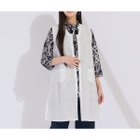 【リリアンビューティ/Liliane Burty】のウォッシャブルシアーコットン ロングベスト ホワイト|ID: prp329100004603358 ipo3291000000032742943