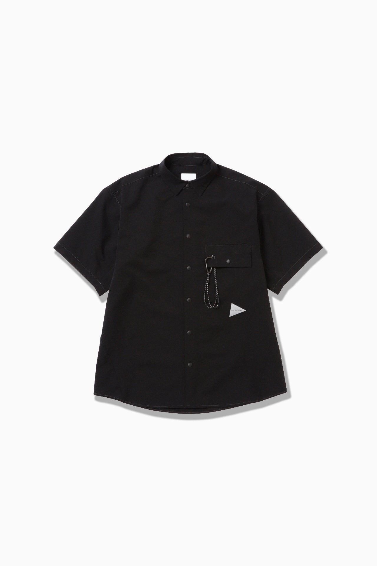 【アンドワンダー/and wander】のdry breathable SS shirt インテリア・キッズ・メンズ・レディースファッション・服の通販 founy(ファニー) 　ファッション　Fashion　レディースファッション　Fashion for Women　トップス・カットソー　Cut & Sew Tops　シャツ・ブラウス・オフィスカジュアル　Elegant Blouses & Button-Ups　ストレッチ　Stretch, Stretchy Fabric　ポケット　Pocket, Pocket Detail　black|ID: prp329100004603363 ipo3291000000033046847