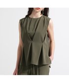 【ピンキーアンドダイアン/Pinky&Dianne】のウエストタックブラウス 人気、トレンドファッション・服の通販 founy(ファニー) ファッション Fashion レディースファッション Fashion for Women トップス・カットソー Cut & Sew Tops シャツ・ブラウス・オフィスカジュアル Elegant Blouses & Button-Ups シルク Silk, 100% Silk シンプル Simple, Minimal スタンダード Standard, Basic ストレッチ Stretch, Stretchy Fabric スリット Slit, Slit Detail セットアップ Set-Up, Coordinated Outfit ドレープ Drape, Draping Fabric フロント Front, Front Design ボトム Bottoms, Lower Wear thumbnail カーキ|ID: prp329100004603369 ipo3291000000032743149