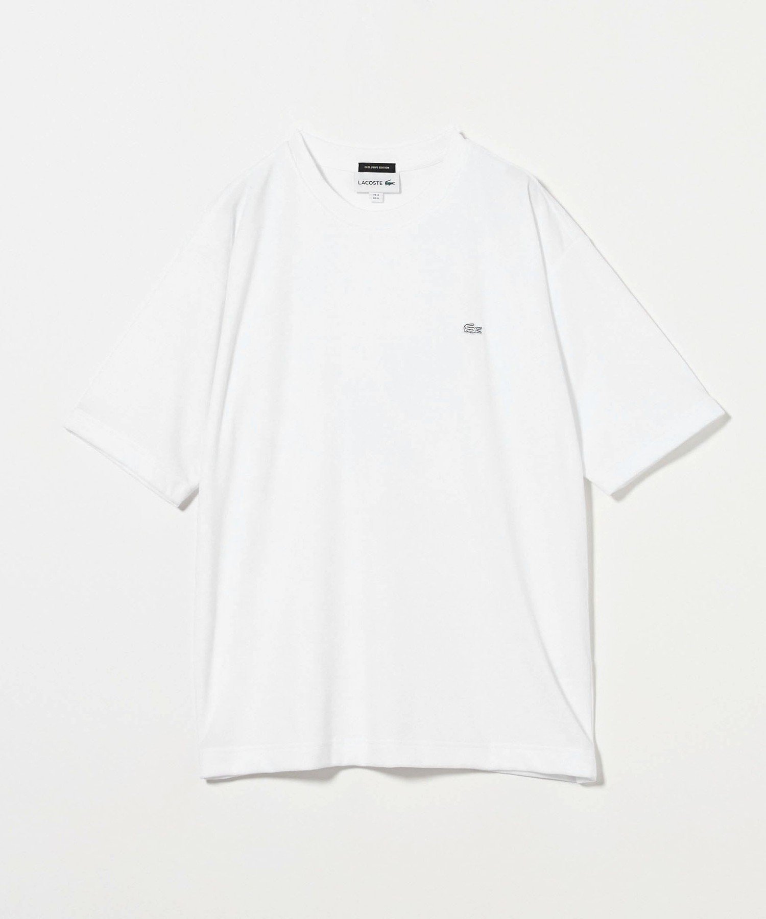 【ビューティ&ユース ユナイテッドアローズ/BEAUTY&YOUTH / UNITED ARROWS / MEN】のLACOSTE for BEAUTY YOUTH 1トーン パイル Tシャツ インテリア・キッズ・メンズ・レディースファッション・服の通販 founy(ファニー) 　ファッション　Fashion　メンズファッション　Fashion for Men　おすすめ　Recommended / Our Picks　カットソー　Cut and Sewn Top　スラックス　Slacks, Dress Pants　デニム　Denim, Jeans Material　ポロシャツ　Polo Shirt, Collared Tee　別注　Limited Edition, Custom Order　WHITE|ID: prp329100004603375 ipo3291000000032743339