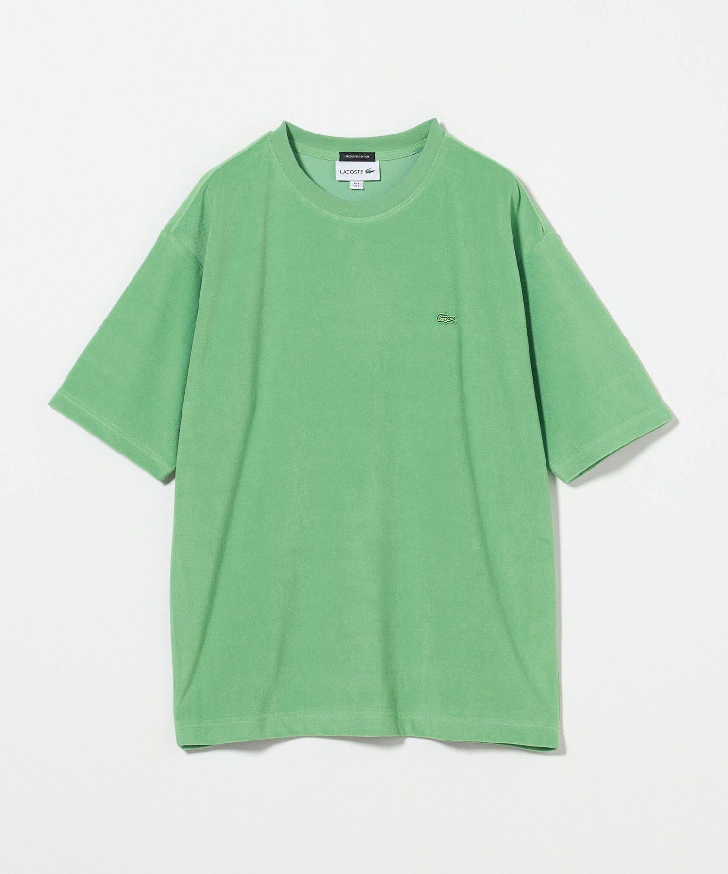 【ビューティ&ユース ユナイテッドアローズ/BEAUTY&YOUTH / UNITED ARROWS / MEN】のLACOSTE for BEAUTY YOUTH 1トーン パイル Tシャツ インテリア・キッズ・メンズ・レディースファッション・服の通販 founy(ファニー) 　ファッション　Fashion　メンズファッション　Fashion for Men　おすすめ　Recommended / Our Picks　カットソー　Cut and Sewn Top　スラックス　Slacks, Dress Pants　デニム　Denim, Jeans Material　ポロシャツ　Polo Shirt, Collared Tee　別注　Limited Edition, Custom Order　LIME|ID: prp329100004603375 ipo3291000000032743340