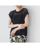 【ドロワット ロートレアモン/Droite Lautreamont】のメッシュニットベスト≪手洗い可能≫ ブラック|ID: prp329100004603377 ipo3291000000032743367