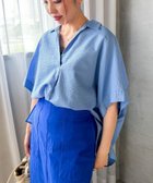 【ロートレ アモン/LAUTRE AMONT】の【WEB限定】ワンダーウェーブクロスシャツブラウス ≪手洗い可能≫ 人気、トレンドファッション・服の通販 founy(ファニー) ファッション Fashion レディースファッション Fashion for Women トップス・カットソー Cut & Sew Tops シャツ・ブラウス・オフィスカジュアル Elegant Blouses & Button-Ups ワッシャー Washer, Crinkled Finish 夏 Summer thumbnail ライトブルー|ID: prp329100004603379 ipo3291000000032743414
