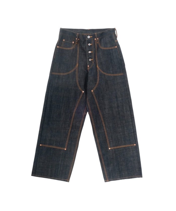 【エルエイチピー/LHP / MEN】のSUGARHILL/シュガーヒル/CLASSIC DOUBLE KNEE DENIM PANTS インテリア・キッズ・メンズ・レディースファッション・服の通販 founy(ファニー) https://founy.com/ ファッション Fashion メンズファッション Fashion for Men ボトムス Bottoms デニムパンツ・ジーンズ Denim Pants クラシック Classic, Timeless Style グラス Glass, Eyewear コイン Coin, Coin Design デニム Denim, Jeans Material ニューヨーク New York, NYC Style パッチ Patch, Appliqué フロント Front, Front Design ポケット Pocket, Pocket Detail 別注 Limited Edition, Custom Order ループ Loop, Loop Knit ワーク Workwear, Utility Style |ID: prp329100004603381 ipo3291000000032743492