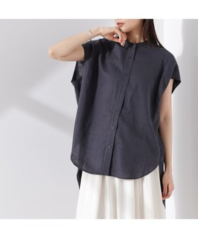 【ナノ ユニバース/nano universe】のAnti Smell Linen フレンチスリーブシャツ 人気、トレンドファッション・服の通販 founy(ファニー) ファッション Fashion レディースファッション Fashion for Women トップス・カットソー Cut & Sew Tops シャツ・ブラウス・オフィスカジュアル Elegant Blouses & Button-Ups ウォッシャブル Machine Washable 抗菌 Antibacterial, Bacteria-Resistant ジャケット Jacket, Outerwear スタンド Stand Collar, Upright Stand スリーブ Sleeve, Long Sleeve / Short Sleeve デニム Denim, Jeans Material フレア Flare, Flared フレンチ French, French Style フロント Front, Front Design ベーシック Basic, Essential リラックス Relax, Relaxed Fit ワイド Wide, Wide Fit おすすめ Recommended / Our Picks 2025年 2025 2025春夏・S/S Spring/Summer 2025 SS25 |ID:prp329100004603388