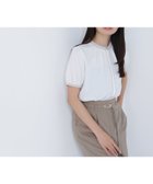 【ナチュラル ビューティー ベーシック/NATURAL BEAUTY BASIC】のバイカラートリミングブラウス オフホワイトベース2|ID: prp329100004603391 ipo3291000000032743660