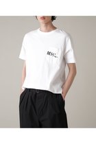 【マーガレット ハウエル/MARGARET HOWELL / MEN】のPRINTED COTTON JERSEY (オンラインショップ限定) WHITE|ID: prp329100004603410 ipo3291000000032744102