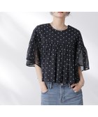 【ナノ ユニバース/nano universe】のmade in india コットンフロッキーフラワーブラウス 人気、トレンドファッション・服の通販 founy(ファニー) ファッション Fashion レディースファッション Fashion for Women トップス・カットソー Cut & Sew Tops シャツ・ブラウス・オフィスカジュアル Elegant Blouses & Button-Ups エアリー Airy Texture ギャザー Gathered, Ruffled シアー Sheer, See-Through シンプル Simple, Minimal プリント Print, Printed Pattern thumbnail ブラック|ID: prp329100004603411 ipo3291000000032744106