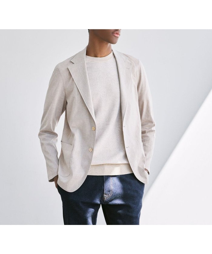 【マッキントッシュ ロンドン/MACKINTOSH LONDON / MEN】のSOLOTEX ストレッチリネンジャケット インテリア・キッズ・メンズ・レディースファッション・服の通販 founy(ファニー) https://founy.com/ ファッション Fashion メンズファッション Fashion for Men ジャケット Jacket, Outerwear ストレッチ Stretch, Stretchy Fabric リラックス Relax, Relaxed Fit 吸水 Absorbent, Quick-Dry 夏 Summer 旅行 Travel 春 Spring 秋 Autumn |ID: prp329100004603417 ipo3291000000032744321