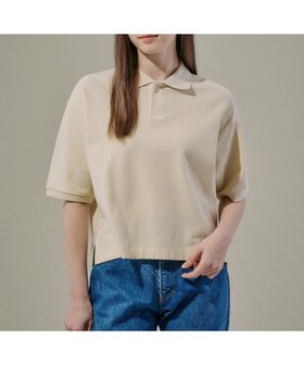 【ビショップ/Bshop】のコットンピケ ショートポロシャツ WOMEN 人気、トレンドファッション・服の通販 founy(ファニー) ファッション Fashion レディースファッション Fashion for Women トップス・カットソー Cut & Sew Tops シャツ・ブラウス・オフィスカジュアル Elegant Blouses & Button-Ups ポロシャツ・きれいめカジュアル Smart-Casual Polo Tops ショート Short, Short Length ストレッチ Stretch, Stretchy Fabric バランス Balance, Style Balance ポロシャツ Polo Shirt, Collared Tee ワイド Wide, Wide Fit 半袖 Short Sleeve, Half Sleeve |ID:prp329100004603421