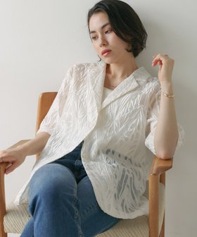 【バブ ブージュルード/Bab Bou Jeloud】のシアーレース五分袖ジャケット 人気、トレンドファッション・服の通販 founy(ファニー) ファッション Fashion レディースファッション Fashion for Women アウター Coat / Outerwear Collection レディースジャケット・軽アウター Jackets シアー Sheer, See-Through ジャケット Jacket, Outerwear 再入荷 Restock / Back in Stock 夏 Summer |ID:prp329100004603423