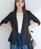 【インディヴィ/INDIVI】の【着る日傘/UVケア/接触冷感】ダブルジャケット 人気、トレンドファッション・服の通販 founy(ファニー) ファッション Fashion レディースファッション Fashion for Women アウター Coat / Outerwear Collection レディースジャケット・軽アウター Jackets レイングッズ・傘・晴雨兼用傘 Umbrellas & Rain Gear おすすめ Recommended / Our Picks カーディガン Cardigan, Knitwear ジャケット Jacket, Outerwear セットアップ Set-Up, Coordinated Outfit ダブル Double, Double-Breasted ポケット Pocket, Pocket Detail ワイド Wide, Wide Fit 日傘 Parasol, UV Umbrella thumbnail ブラック|ID: prp329100004603424 ipo3291000000032744471