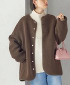 【シップス フォー ウィメン/SHIPS】の【一部WEB限定】 手洗い可能 NEW リバーシブル ボア ブルゾン ブラウン|ID: prp329100004603434 ipo3291000000034558708