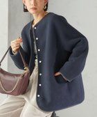 【シップス フォー ウィメン/SHIPS】の【一部WEB限定】 手洗い可能 NEW リバーシブル ボア ブルゾン ネイビー|ID: prp329100004603434 ipo3291000000034558711