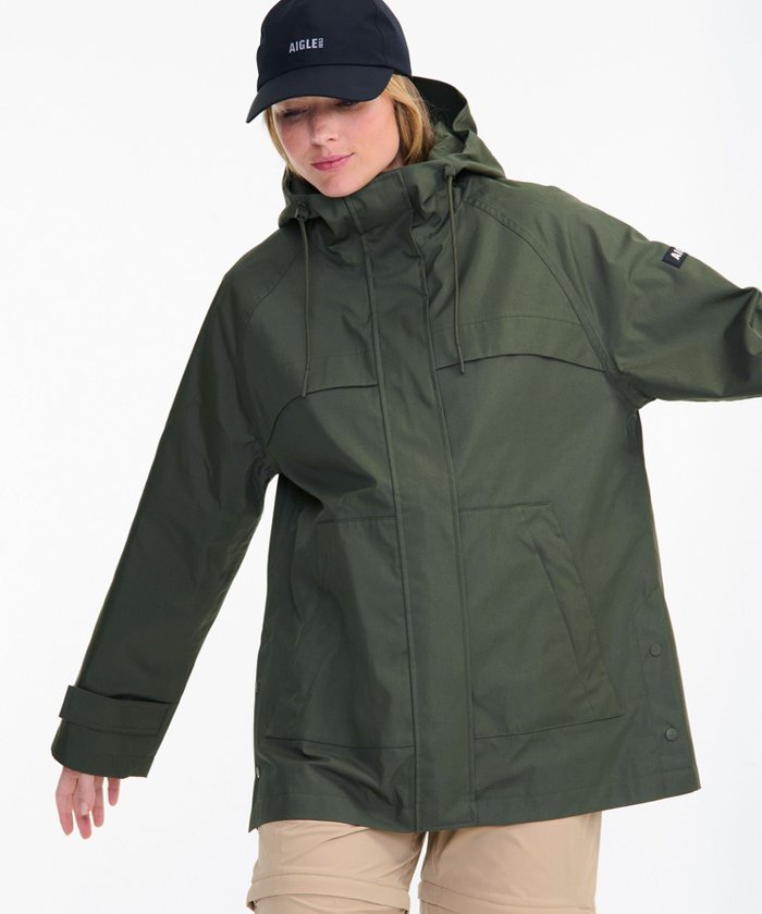 【エーグル/AIGLE】のMTD 防水 透湿 マルチポケットフーデッドジャケット T-KIT対応 インテリア・キッズ・メンズ・レディースファッション・服の通販 founy(ファニー) https://founy.com/ ファッション Fashion レディースファッション Fashion for Women アウター Coat / Outerwear Collection レディースジャケット・軽アウター Jackets シリコン Silicone, Silicone Material ジャケット Jacket, Outerwear スリット Slit, Slit Detail ドローストリング Drawstring, Pull Cord パーカー Hoodie, Parka フロント Front, Front Design プリント Print, Printed Pattern ポケット Pocket, Pocket Detail ライニング Inner Lining, Inner Fabric, Lined 軽量 Lightweight, Ultra Light |ID: prp329100004603442 ipo3291000000032744655