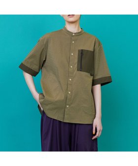 【フラボア/FRAPBOIS】のボーダーサッカー シャツ 人気、トレンドファッション・服の通販 founy(ファニー) ファッション Fashion レディースファッション Fashion for Women トップス・カットソー Cut & Sew Tops シャツ・ブラウス・オフィスカジュアル Elegant Blouses & Button-Ups グログラン Grosgrain, Grosgrain Ribbon サッカー Seersucker, Summer Fabric セットアップ Set-Up, Coordinated Outfit フロント Front, Front Design ボーダー Border, Stripe ポケット Pocket, Pocket Detail |ID:prp329100004603447
