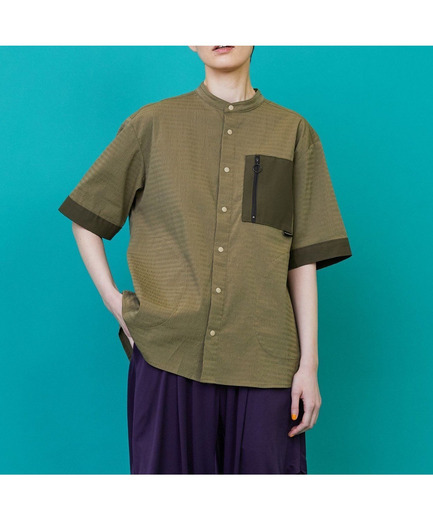 【フラボア/FRAPBOIS】のボーダーサッカー シャツ 人気、トレンドファッション・服の通販 founy(ファニー) 　ファッション　Fashion　レディースファッション　Fashion for Women　トップス・カットソー　Cut & Sew Tops　シャツ・ブラウス・オフィスカジュアル　Elegant Blouses & Button-Ups　グログラン　Grosgrain, Grosgrain Ribbon　サッカー　Seersucker, Summer Fabric　セットアップ　Set-Up, Coordinated Outfit　フロント　Front, Front Design　ボーダー　Border, Stripe　ポケット　Pocket, Pocket Detail　 other-1|ID: prp329100004603447 ipo3291000000032744687