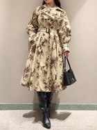 【スナイデル/SNIDEL】のフラワードレストレンチコート BEG[037]|ID: prp329100004603456 ipo3291000000032744900