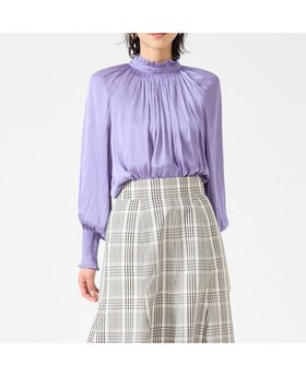 【ティアラ/Tiara】の《定番》2wayフリルネックギャザーブラウス 人気、トレンドファッション・服の通販 founy(ファニー) ファッション Fashion レディースファッション Fashion for Women トップス・カットソー Cut & Sew Tops シャツ・ブラウス・オフィスカジュアル Elegant Blouses & Button-Ups クラシカル Classical, Vintage-Inspired サテン Satin, Glossy Fabric セットアップ Set-Up, Coordinated Outfit ハイネック High Neck, Mock Neck エレガント 上品 Elegant 定番 Standard, Basic Item |ID:prp329100004603465