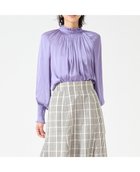 【ティアラ/Tiara】の《定番》2wayフリルネックギャザーブラウス 人気、トレンドファッション・服の通販 founy(ファニー) ファッション Fashion レディースファッション Fashion for Women トップス・カットソー Cut & Sew Tops シャツ・ブラウス・オフィスカジュアル Elegant Blouses & Button-Ups クラシカル Classical, Vintage-Inspired サテン Satin, Glossy Fabric セットアップ Set-Up, Coordinated Outfit ハイネック High Neck, Mock Neck エレガント 上品 Elegant 定番 Standard, Basic Item thumbnail パープル|ID: prp329100004603465 ipo3291000000032745057