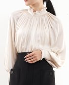 【ティアラ/Tiara】の《定番》2wayフリルネックギャザーブラウス 人気、トレンドファッション・服の通販 founy(ファニー) ファッション Fashion レディースファッション Fashion for Women トップス・カットソー Cut & Sew Tops シャツ・ブラウス・オフィスカジュアル Elegant Blouses & Button-Ups クラシカル Classical, Vintage-Inspired サテン Satin, Glossy Fabric セットアップ Set-Up, Coordinated Outfit ハイネック High Neck, Mock Neck エレガント 上品 Elegant 定番 Standard, Basic Item thumbnail アイボリー|ID: prp329100004603466 ipo3291000000032745077