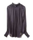 【ティアラ/Tiara】の《定番》2wayフリルネックギャザーブラウス 人気、トレンドファッション・服の通販 founy(ファニー) ファッション Fashion レディースファッション Fashion for Women トップス・カットソー Cut & Sew Tops シャツ・ブラウス・オフィスカジュアル Elegant Blouses & Button-Ups クラシカル Classical, Vintage-Inspired サテン Satin, Glossy Fabric セットアップ Set-Up, Coordinated Outfit ハイネック High Neck, Mock Neck エレガント 上品 Elegant 定番 Standard, Basic Item thumbnail ネイビー|ID: prp329100004603466 ipo3291000000032745079