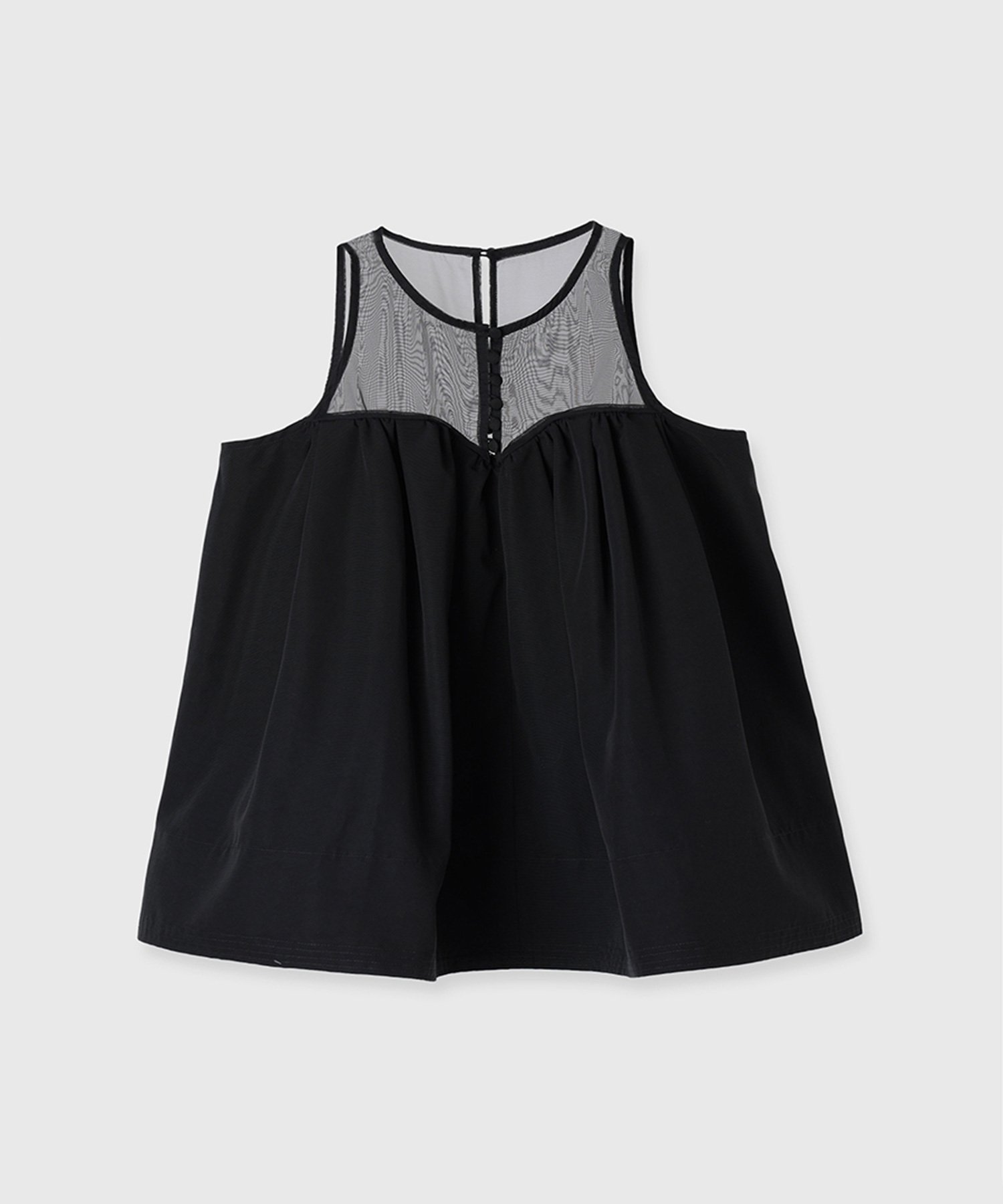 【アニュアンス/anuans】のスプレッドフレアブラウス インテリア・キッズ・メンズ・レディースファッション・服の通販 founy(ファニー) 　ファッション　Fashion　レディースファッション　Fashion for Women　トップス・カットソー　Cut & Sew Tops　シャツ・ブラウス・オフィスカジュアル　Elegant Blouses & Button-Ups　オーガンジー　Organza Fabric　キュプラ　Cupro, Eco Fabric　ギャザー　Gathered, Ruffled　グログラン　Grosgrain, Grosgrain Ribbon　コンパクト　Compact, Small Size　シアー　Sheer, See-Through　フレア　Flare, Flared　BLACK|ID: prp329100004603472 ipo3291000000032745177