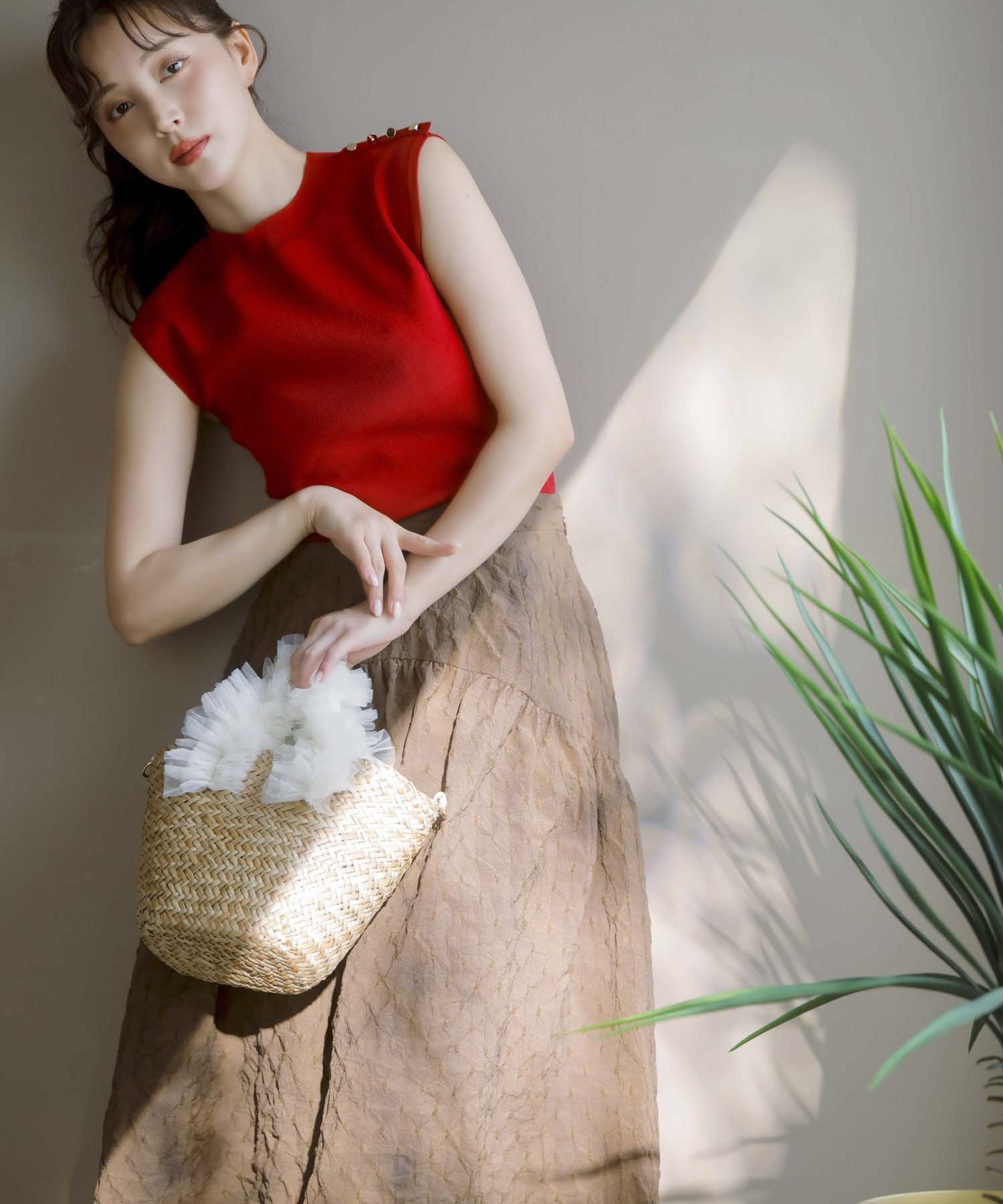 【ノエラ/Noela】のジャカードギャザースカート インテリア・キッズ・メンズ・レディースファッション・服の通販 founy(ファニー) 　ファッション　Fashion　レディースファッション　Fashion for Women　スカート　Skirts　トレンド　Trend, Trending Now　ベスト　Vest, Waistcoat　ポケット　Pocket, Pocket Detail　チャ|ID: prp329100004603597 ipo3291000000032747425