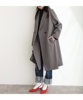 【プールヴー/PourVous】の家で洗えるヘリンボーン柄 コート 人気、トレンドファッション・服の通販 founy(ファニー) ファッション Fashion レディースファッション Fashion for Women アウター Coat / Outerwear Collection コート・ロングコート・ピーコート Long Coats, Peacoats & More クラシカル Classical, Vintage-Inspired シンプル Simple, Minimal チェスターコート Chester Coat, Long Coat ポケット Pocket, Pocket Detail ロング Long, Long-Length エレガント 上品 Elegant 洗える Machine Washable |ID:prp329100004603598