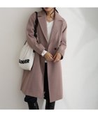 【プールヴー/PourVous】の家で洗えるヘリンボーン柄 コート 人気、トレンドファッション・服の通販 founy(ファニー) ファッション Fashion レディースファッション Fashion for Women アウター Coat / Outerwear Collection コート・ロングコート・ピーコート Long Coats, Peacoats & More クラシカル Classical, Vintage-Inspired シンプル Simple, Minimal チェスターコート Chester Coat, Long Coat ポケット Pocket, Pocket Detail ロング Long, Long-Length エレガント 上品 Elegant 洗える Machine Washable thumbnail ピンク|ID: prp329100004603598 ipo3291000000032747460