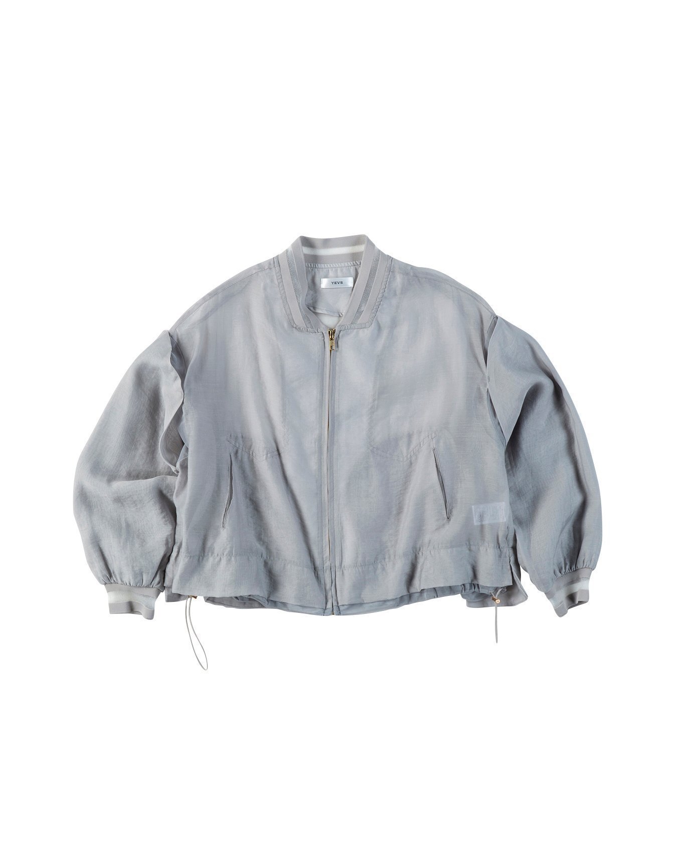 【その他のブランド/Other】のシアーラインブルゾン インテリア・キッズ・メンズ・レディースファッション・服の通販 founy(ファニー) 　ファッション　Fashion　レディースファッション　Fashion for Women　アウター　Coat / Outerwear Collection　ブルゾンジャケット・スポーティアウター　Blouson Jackets　シンプル　Simple, Minimal　スタイリッシュ　Stylish, Fashionable　デニム　Denim, Jeans Material　ドレス　Dress, One-Piece　ブルゾン　Blouson, Bomber Jacket　メッシュ　Mesh, Net Fabric　リラックス　Relax, Relaxed Fit　ワイド　Wide, Wide Fit　春　Spring　グレー|ID: prp329100004603608 ipo3291000000032747614
