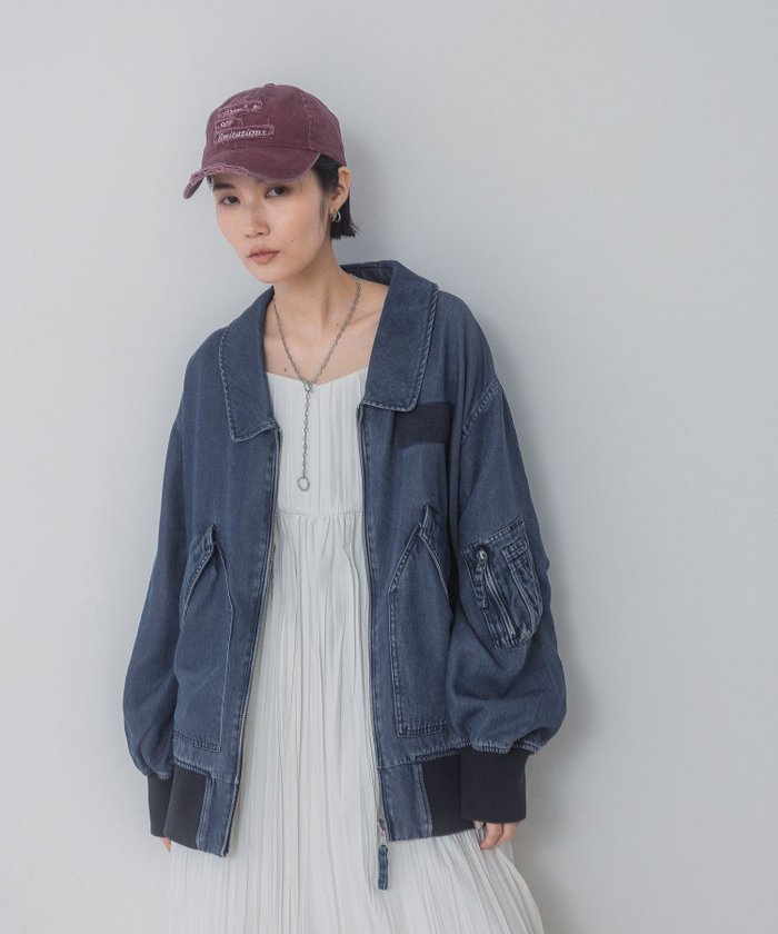 【ジーナシス/JEANASiS】のリバーシブルフライトジャケット インテリア・キッズ・メンズ・レディースファッション・服の通販 founy(ファニー) https://founy.com/ ファッション Fashion レディースファッション Fashion for Women アウター Coat / Outerwear Collection レディースジャケット・軽アウター Jackets インナー Innerwear ヴィンテージ Vintage Style 春 Spring コーティング Coating, Coated Finish ショート Short, Short Length ジャケット Jacket, Outerwear ストーン Stone, Gem-Like とろみ Fluid, Flowy Fabric デニム Denim, Jeans Material ブリーチ Bleach, Washed Finish プリント Print, Printed Pattern ベーシック Basic, Essential ボトム Bottoms, Lower Wear ミリタリー Military, Army Style リバーシブル Reversible, Two-Sided レース Lace, Lace Fabric 冬 Winter / This Winter おすすめ Recommended / Our Picks |ID: prp329100004603621 ipo3291000000032747877