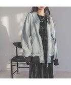 【ジーナシス/JEANASiS】のリバーシブルフライトジャケット ブルー系その他|ID: prp329100004603621 ipo3291000000032747892