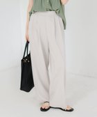 【ルクールブラン/le.coeur blanc】の《ON・OFF使える》ウエストデザイン2タックパンツ L/ベージュ|ID: prp329100004603625 ipo3291000000032747910