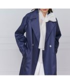 【イネド/INED】のトレンチコート 人気、トレンドファッション・服の通販 founy(ファニー) ファッション Fashion レディースファッション Fashion for Women アウター Coat / Outerwear Collection コート・ロングコート・ピーコート Long Coats, Peacoats & More トレンチコート / 春秋の定番アウター Trench Coats エレガント 上品 Elegant ドレス Dress, One-Piece バランス Balance, Style Balance フォルム Silhouette, Form ポケット Pocket, Pocket Detail ヴィンテージ Vintage Style thumbnail ブルー|ID: prp329100004603628 ipo3291000000032748004