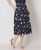 【トゥー ビー シック/TO BE CHIC】のセイルプリント タックスカート 人気、トレンドファッション・服の通販 founy(ファニー) ファッション Fashion レディースファッション Fashion for Women スカート Skirts センター Center, Center Line フロント Front, Front Design ボックス Boxy, Box Shape ミックス Mix, Mixed Style ヨーク Yoke, Yoke Design 切替 Switching, Contrast Panel 夏 Summer thumbnail ネイビー|ID: prp329100004603639 ipo3291000000032748171