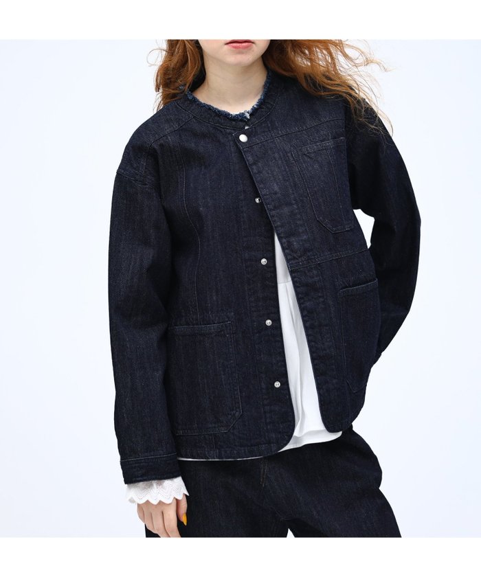【その他のブランド/Other】の「KELEN / ケレン」 フリンジデザインデニムジャケット GABI インテリア・キッズ・メンズ・レディースファッション・服の通販 founy(ファニー) https://founy.com/ ファッション Fashion メンズファッション Fashion for Men アシンメトリー Asymmetrical Style カッティング Cutting Detail カットソー Cut and Sewn Top ジャケット Jacket, Outerwear スタンダード Standard, Basic ストライプ Stripe, Striped Pattern デニム Denim, Jeans Material トレンド Trend, Trending Now フリンジ Fringe, Tassel ボトム Bottoms, Lower Wear ポケット Pocket, Pocket Detail レース Lace, Lace Fabric S/S・春夏 SS, Spring/Summer, Warm Season 再入荷 Restock / Back in Stock 夏 Summer 2025年 2025 2025春夏・S/S Spring/Summer 2025 SS25 |ID: prp329100004603645 ipo3291000000032748333