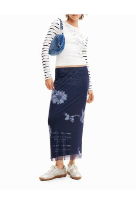 【デシグアル/Desigual】のニュースペーパー チュール ミディスカート 人気、トレンドファッション・服の通販 founy(ファニー) ファッション Fashion レディースファッション Fashion for Women スカート Skirts カラフル Colorful Design シューズ Shoes, Footwear チュール Tulip, Tulip Motif デニム Denim, Jeans Material パターン Pattern, Design Print パッチワーク Patchwork, Mixed Fabric プリント Print, Printed Pattern ペーパー Paper, Kraft Paper メンズ Men's, Menswear |ID:prp329100004603649