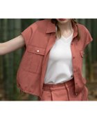 【その他のブランド/Other】の麻調ドロストジャケット【セットアップ対応】 オレンジ|ID: prp329100004603668 ipo3291000000032748802