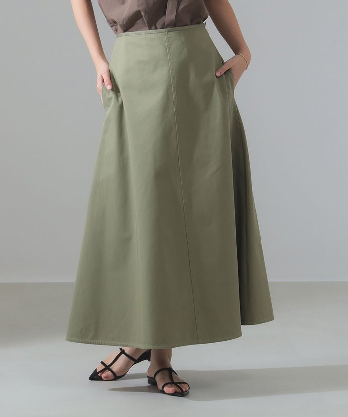 【デミルクス ビームス/Demi-Luxe BEAMS】の【7/3新規値下げ】コンパクト チノ フレアスカート インテリア・キッズ・メンズ・レディースファッション・服の通販 founy(ファニー) https://founy.com/ ファッション Fashion レディースファッション Fashion for Women スカート Skirts Aライン・フレアスカート A-Line & Flared Skirts おすすめ Recommended / Our Picks コンパクト Compact, Small Size サイドジップ Side Zip, Side Zipper シューズ Shoes, Footwear スタイリッシュ Stylish, Fashionable フレア Flare, Flared ポケット Pocket, Pocket Detail エレガント 上品 Elegant |ID: prp329100004603683 ipo3291000000032749119