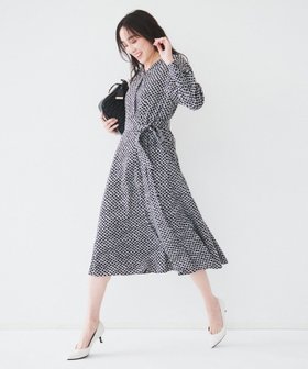 【アンタイトル/UNTITLED】の【きれいめ/オフィス】スクエアジオメトリック柄ワンピース 人気、トレンドファッション・服の通販 founy(ファニー) ファッション Fashion レディースファッション Fashion for Women ワンピース Dresses キャミソール Camisole, Spaghetti Strap Top スクエア Square, Square Shape ドレス Dress, One-Piece ドレープ Drape, Draping Fabric フロント Front, Front Design プリント Print, Printed Pattern ポケット Pocket, Pocket Detail マーメイド Mermaid, Fishtail Silhouette |ID:prp329100004603687
