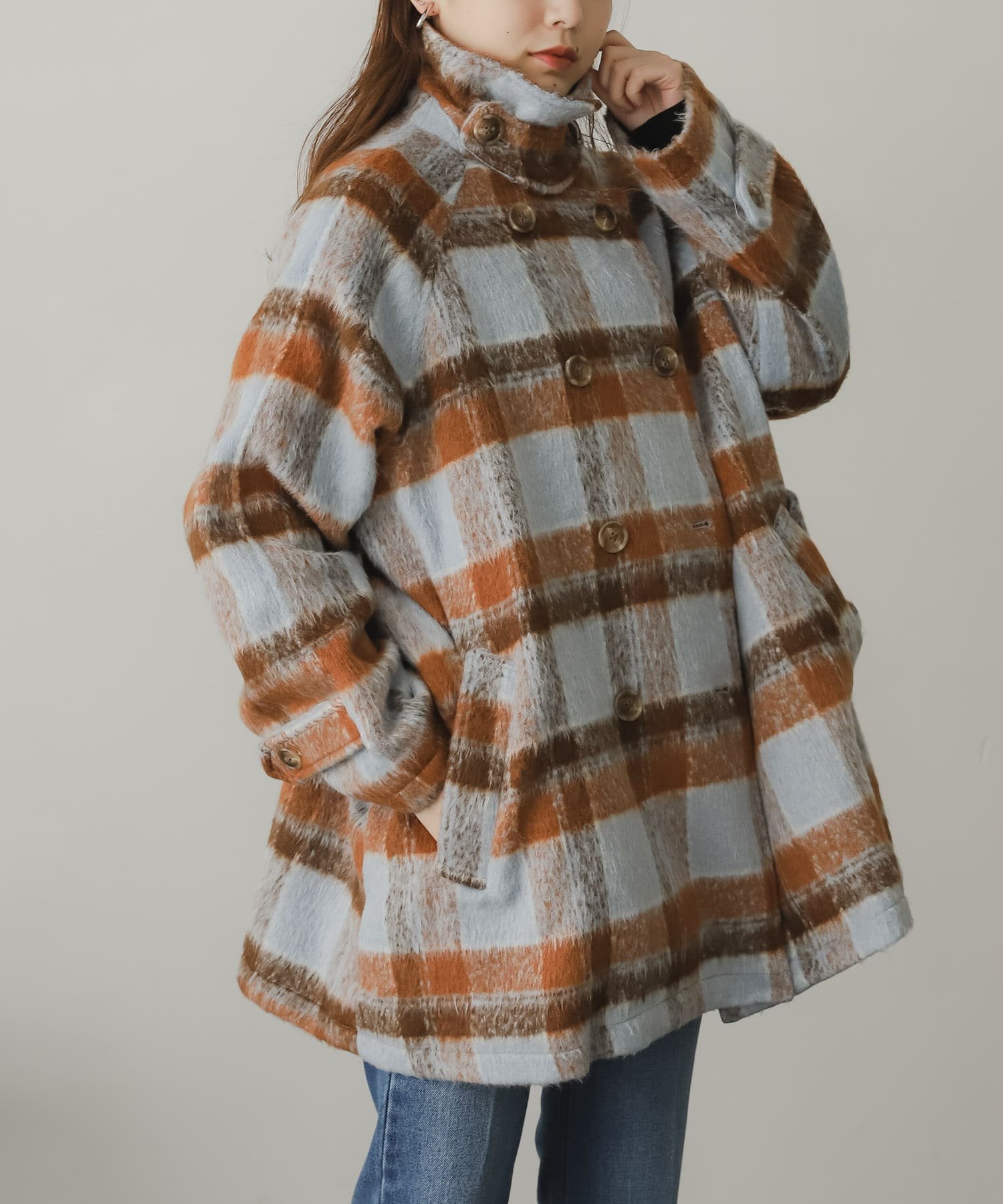 【センスオブプレイス/SENSE OF PLACE by URBAN RESEARCH】のウールライク2WAYステンカラーミドルコート 人気、トレンドファッション・服の通販 founy(ファニー) 　ファッション　Fashion　レディースファッション　Fashion for Women　アウター　Coat / Outerwear Collection　コート・ロングコート・ピーコート　Long Coats, Peacoats & More　おすすめ　Recommended / Our Picks　トレンド　Trend, Trending Now　ボトム　Bottoms, Lower Wear　ミドル　Middle Length, Mid Height　ロング　Long, Long-Length　人気　Popular, Best Seller　軽量　Lightweight, Ultra Light　 other-1|ID: prp329100004603699 ipo3291000000032749542