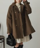 【センスオブプレイス/SENSE OF PLACE by URBAN RESEARCH】のウールライク2WAYステンカラーミドルコート BROWN|ID: prp329100004603699 ipo3291000000032749544