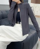 【アイモハ/aimoha】のaimoha - select -/リブジップアップジャケット グレー|ID: prp329100004603722 ipo3291000000032750214